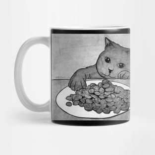 Cat Loves Coffee Mug